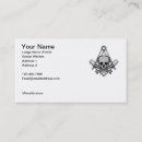 Buscar masónico tarjetas de visita Amo