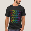 Buscar corazón del arco iris camisetas Orgullo gay
