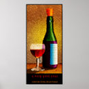 Buscar botellas de vino posters Vidrio