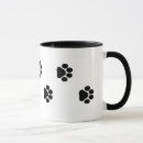 Buscar impresión de la pata tazas Animal