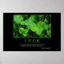 Buscar trébol de cuatro hojas posters Verde