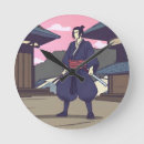 Buscar samurai relojes de pared Japón