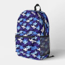 Buscar tiburones mochilas Azul