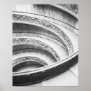 Buscar escalera espiral posters Blanco y negro