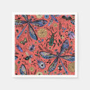 Buscar rojo coral servilletas Floral