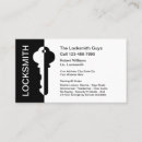 Buscar locksmith tarjetas de visita Seguridad