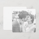 Buscar envíe cuadradas invitaciones Blanco y negro