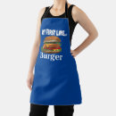 Buscar hamburguesa delantales Para ella