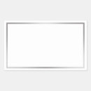 Buscar borde rectangulares pegatinas General y unisex