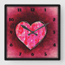 Buscar hand drawn relojes de pared Pink