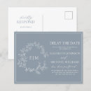 Buscar retraso invitaciones Azul polvoriento