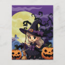 Buscar bruja bonita postales Halloween