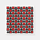 Buscar rayas negras y rojas servilletas Blanco y negro