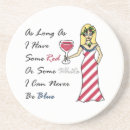 Buscar estrella roja posavasos Azul