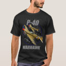 Buscar warhawk p40 camisetas Wwii