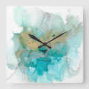 Buscar metálico relojes de pared Plata