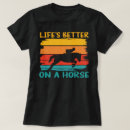 Buscar caballos mujer camisetas Poniente