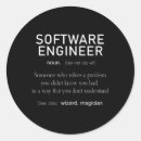 Buscar codificador pegatinas Desarrollador de software