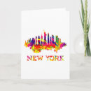 Buscar horizonte de manhattan tarjetas Nueva york