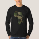 Buscar continente africano camisetas Mapa
