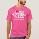 Buscar amo a mi suegra camisetas Divertido