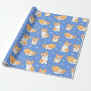 Buscar dog papel de regalo Corgi