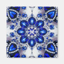 Buscar azul brillante imanes Para ellos