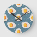 Buscar huevo frito relojes de pared Alimento