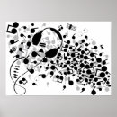 Buscar auricular posters Música