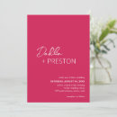 Buscar fucsia boda invitaciones Moderno