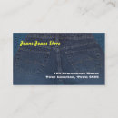 Buscar jeans tarjetas de visita Vaqueros