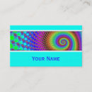 Buscar espirales tarjetas de visita Psicodélico