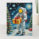 Buscar astronautas tarjetas Navidades