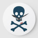 Buscar skull relojes de pared Azul