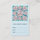 Buscar exóticas tarjetas de visita Flores