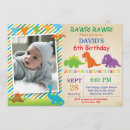 Buscar del dinosaurio invitaciones de cumpleaños Dinosaurios