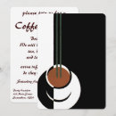Buscar taza de café invitaciones Retro