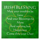 Buscar bendición irlandesa azulejos Irlandés