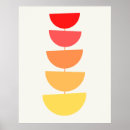 Buscar plantas abstractas posters Naranja