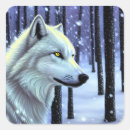 Buscar lobo blanco pegatinas Naturaleza