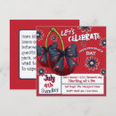Buscar rojo cereza invitaciones Coqueta