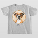 Buscar perro boxer camisetas 8 º oreja