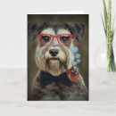 Buscar schnauzer tarjetas Saludo