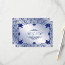 Buscar aniversario tarjetas rsvp Azul