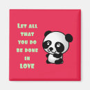 Buscar amor de la panda imanes Ilustracion