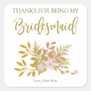 Buscar bridesmaid pegatinas Floral