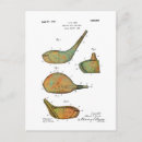 Buscar jugador de golf postales Vintage