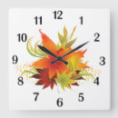Buscar estacional relojes de pared Hojas