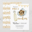 Buscar leche invitaciones Fiesta de cookies