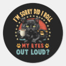 Buscar ojos de gato pegatinas Humor